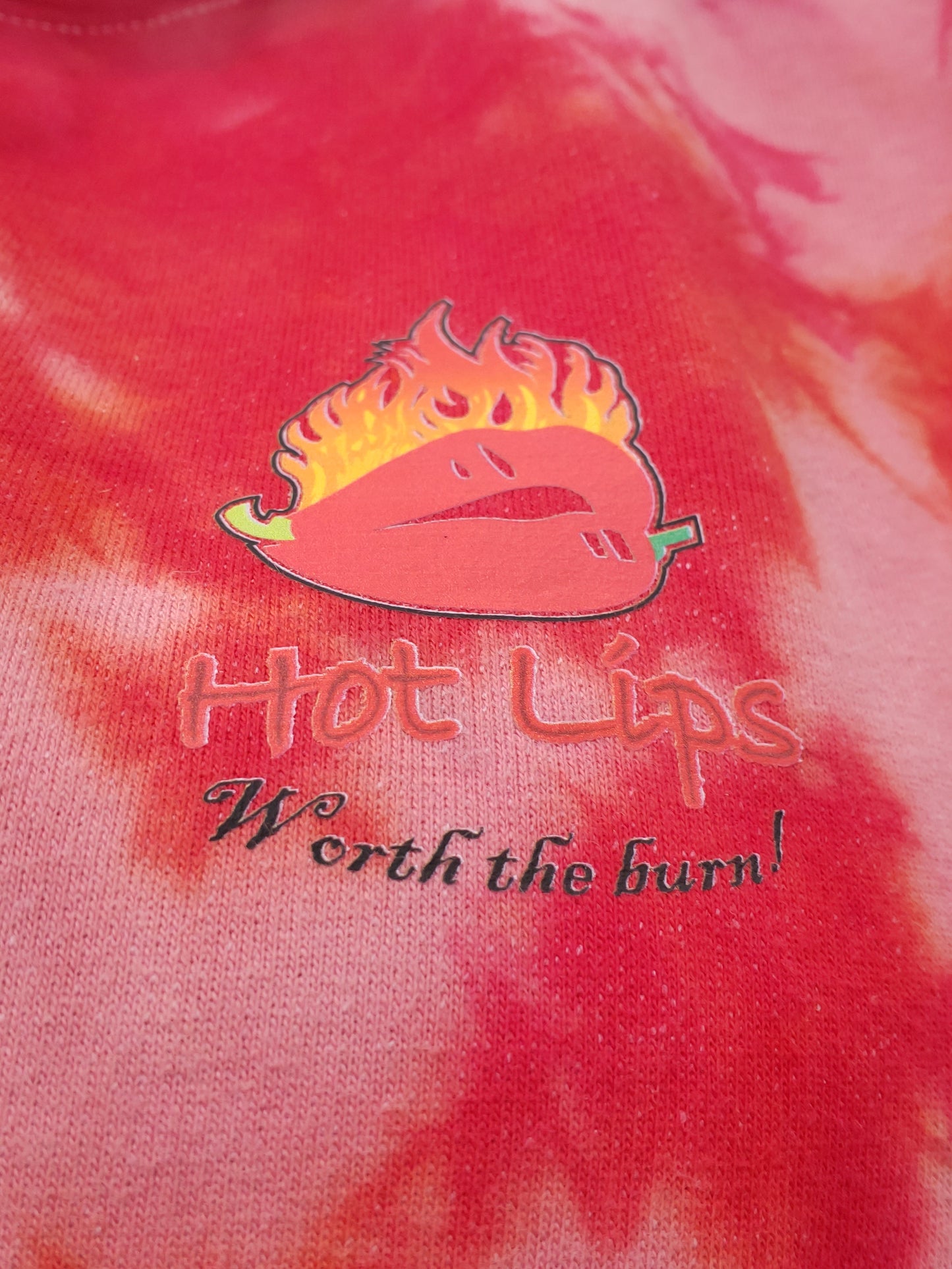 Hot Lips Hoodie - Tie Dye