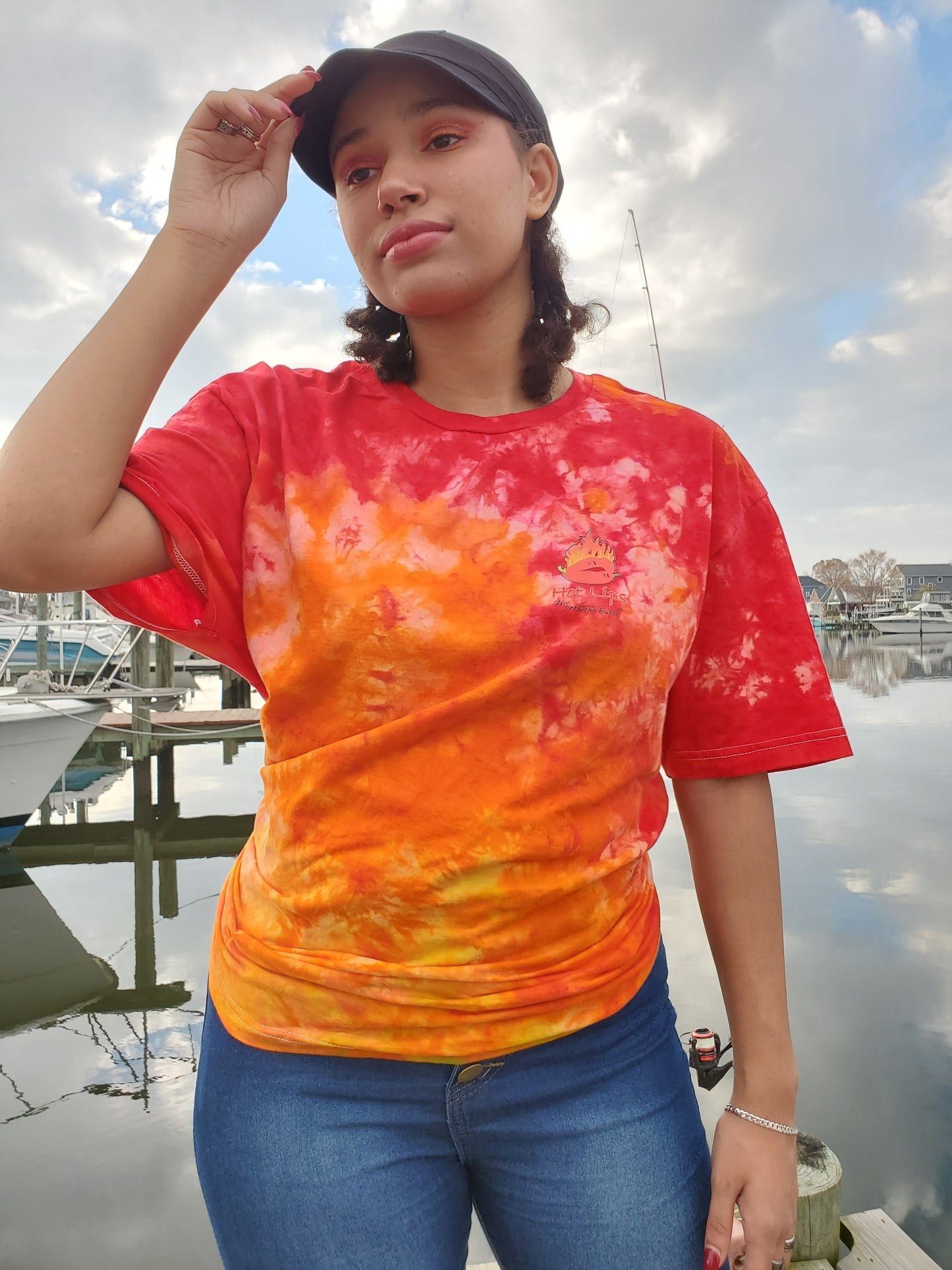 Hot Lips Short Sleeve - Tie Dye