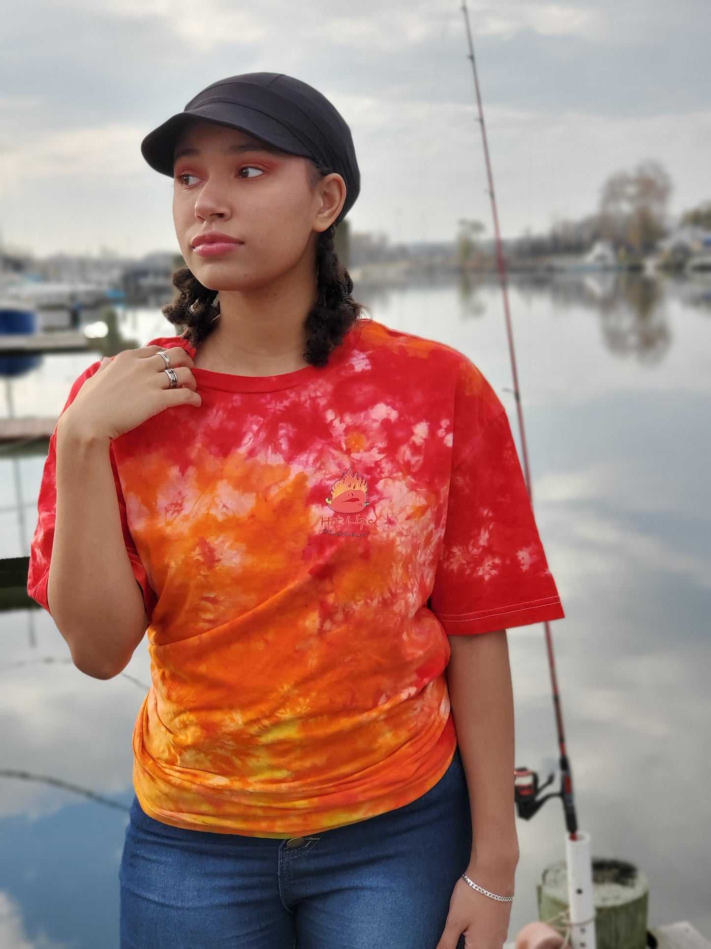 Hot Lips Short Sleeve - Tie Dye
