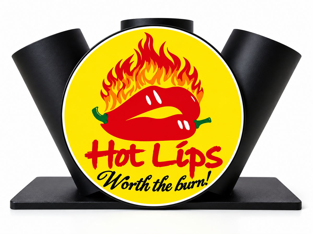 Hot Lips 3-Pack Caddie (DOES NOT INCLUDE SAUCES)